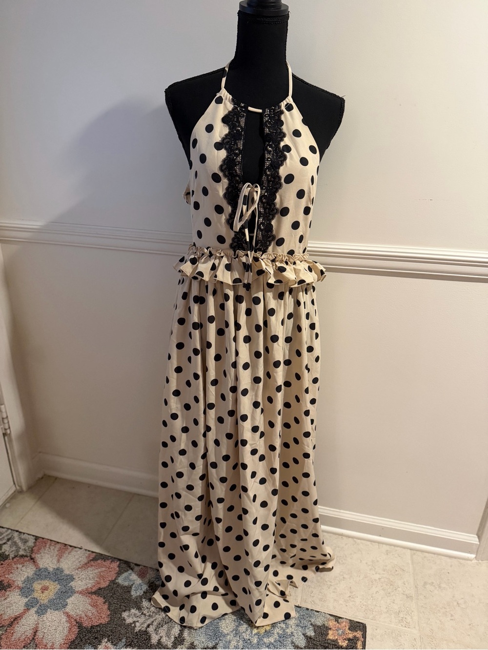 Polka Dot Maxi Dress